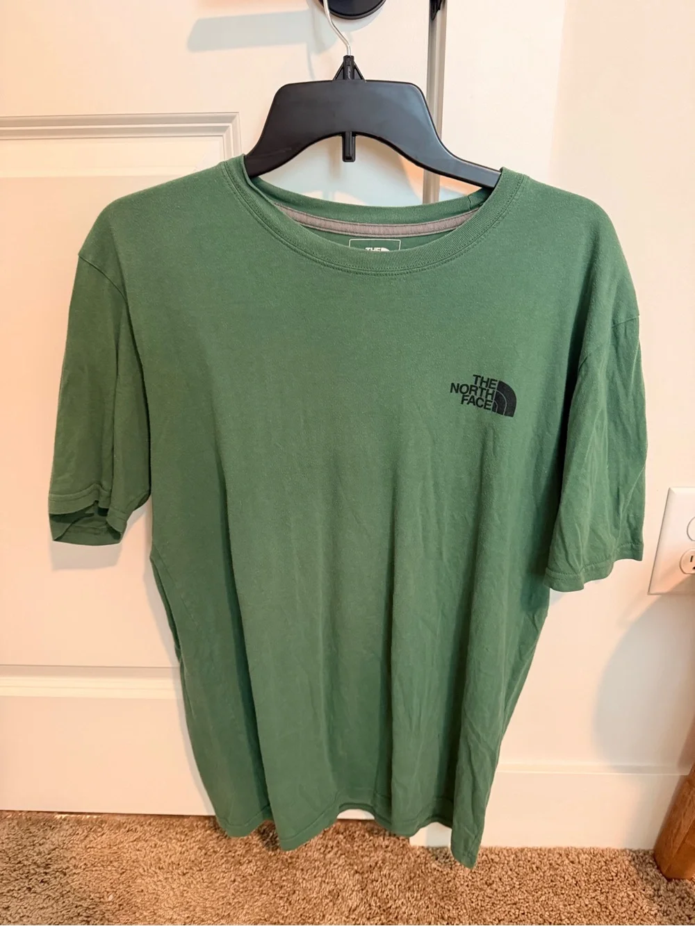 The North Face Olive Green Short-Sleeve Logo Tee